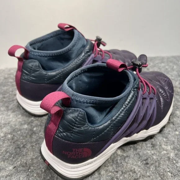 The North Face Thermoball HC Sneaker Shoes Women's 6.5 Dark Purple Navy Magenta - Picture 2 of 14